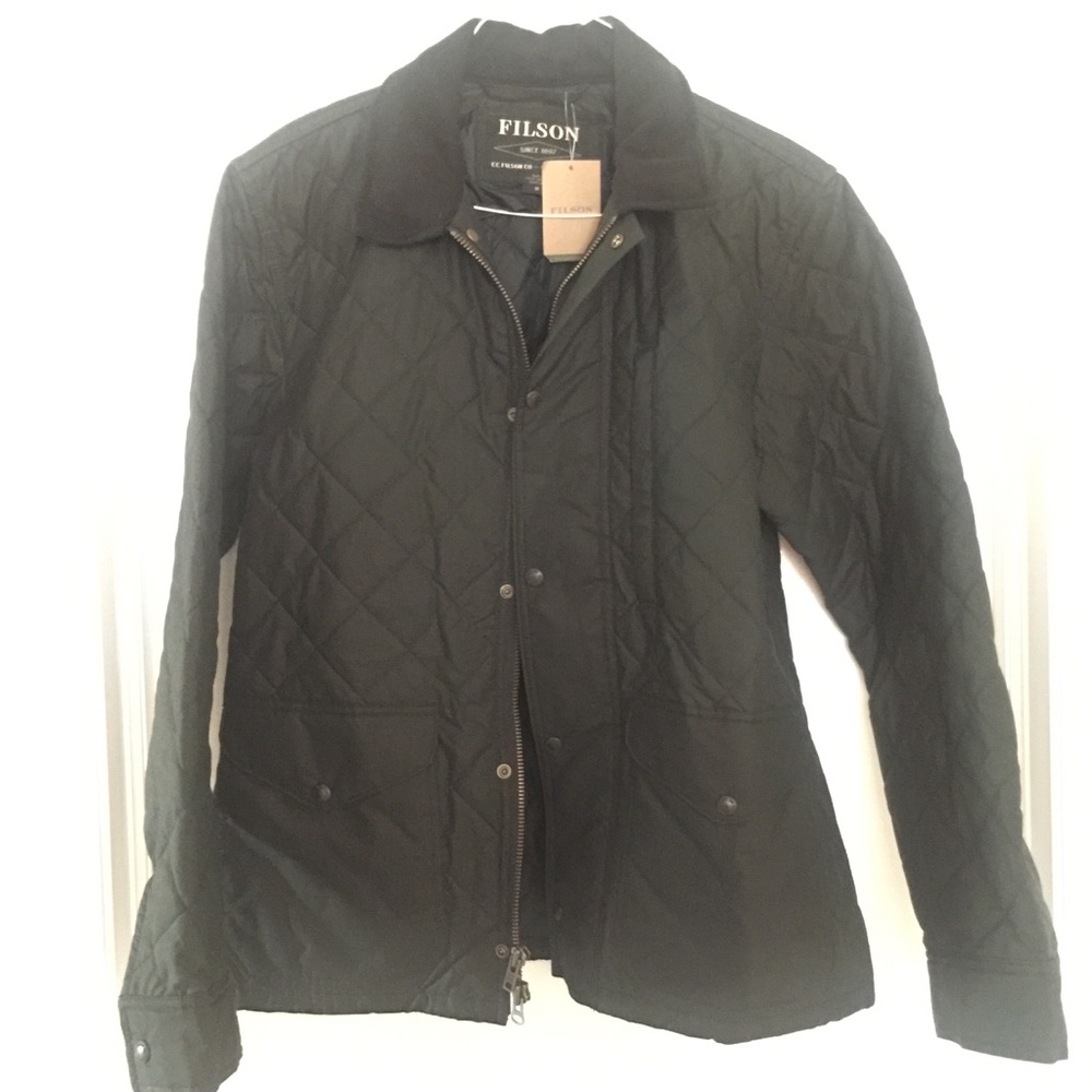 NWT Filson quilted mile marker jacket